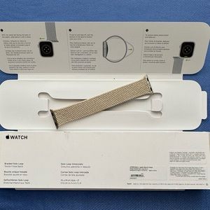 Apple Beige Braided Solo Loop
